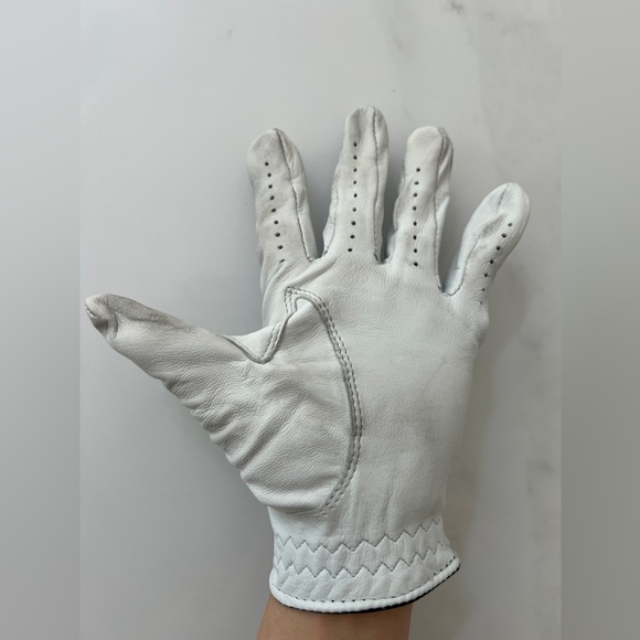 footjoy StaSof Women Prior Generation leather Golf glove Left hand cadet medium - Picture 3 of 7